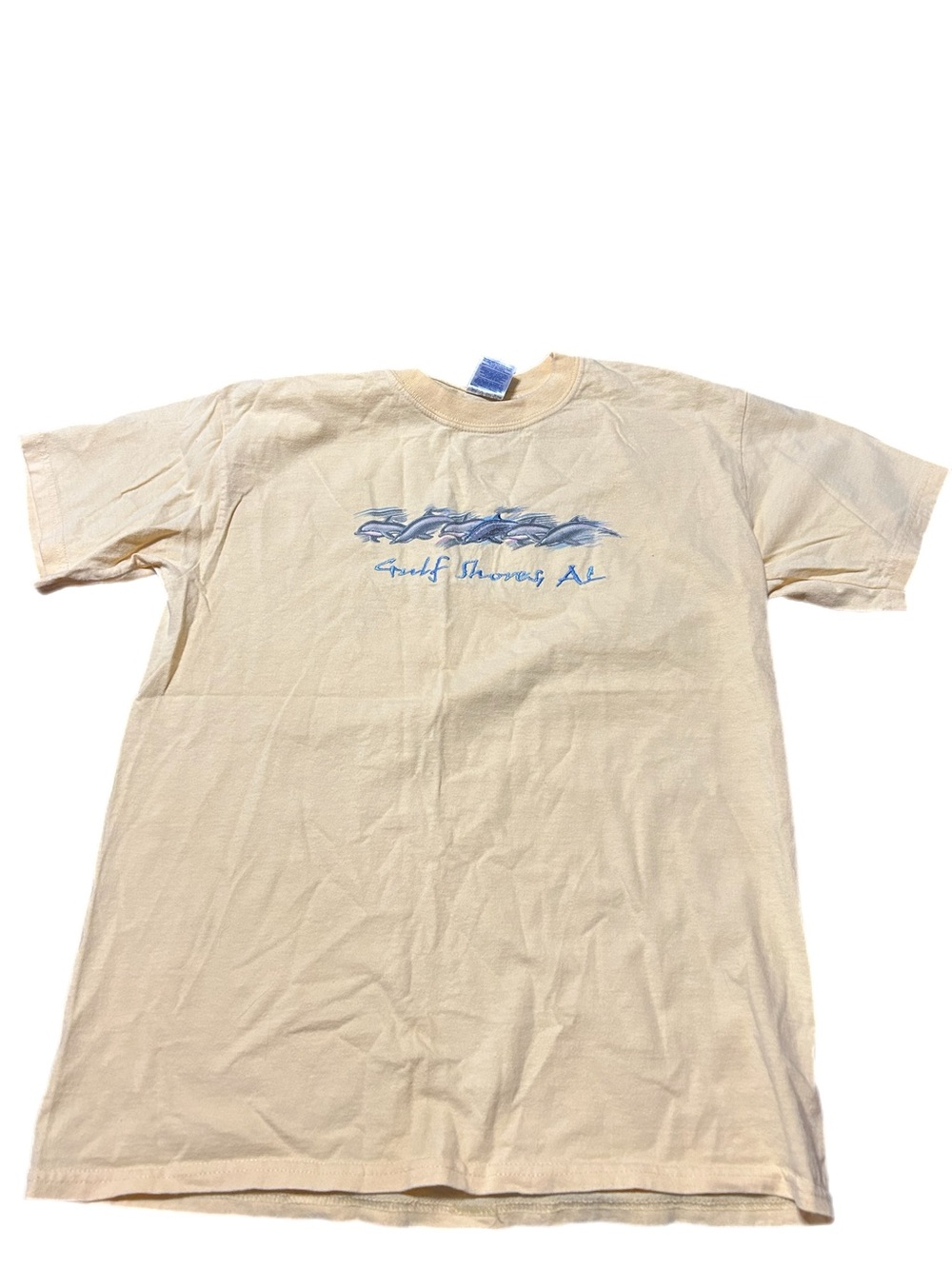 Vintage Embroidered Dolphin T-shirt